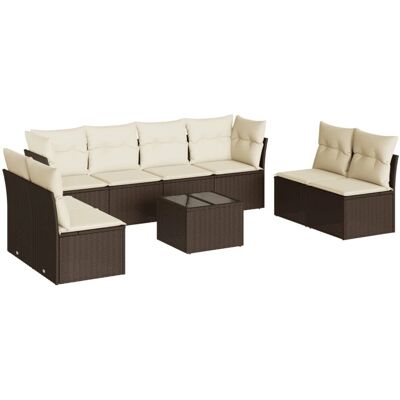 vidaXL 3249302 Gartenset - Beige - Gartenmöbel, Modulares Design vidaXL 3249302 Gartenset - Beige - Gartenmöbel, Modulares Design