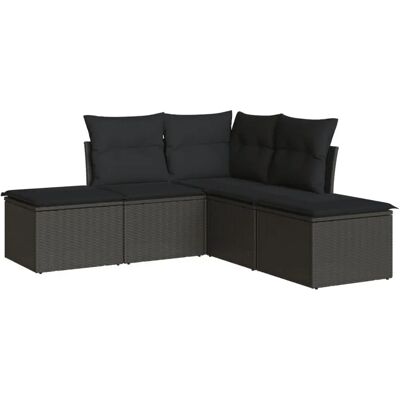 vidaXL 3249554 Gartenset - Langlebiges Poly Rattan, Modular, UV-beständig vidaXL 3249554 Gartenset - Langlebiges Poly Rattan, Modular, UV-beständig