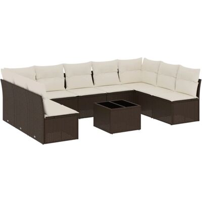 VidaXL Outdoor Möbelset - Beige, Modular, Langlebig VidaXL Outdoor Möbelset - Beige, Modular, Langlebig