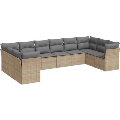 VidaXL Gartenmöbel-Set - Beige, Modular, UV-beständig VidaXL Gartenmöbel-Set - Beige, Modular, UV-beständig