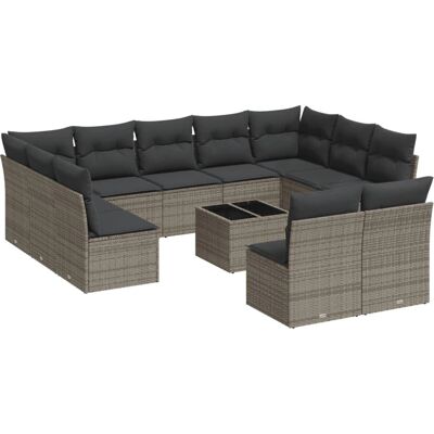 vidaXL Gartenmöbel-Set - Langlebiges Polyrotan - 11 Teile vidaXL Gartenmöbel-Set - Langlebiges Polyrotan - 11 Teile