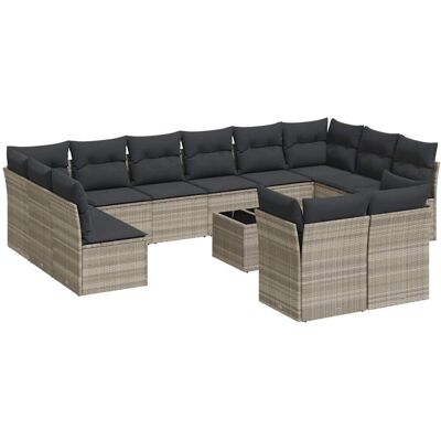 vidaXL Gartenset – Beige, Hellgrau, Modular – Garten, Terrasse vidaXL Gartenset – Beige, Hellgrau, Modular – Garten, Terrasse