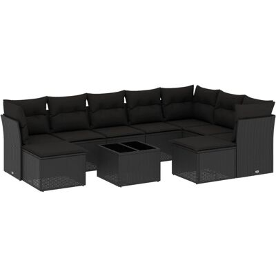 VidaXL Outdoor Möbelset - Langlebiger Polyrattan, Modular, UV-beständig VidaXL Outdoor Möbelset - Langlebiger Polyrattan, Modular, UV-beständig