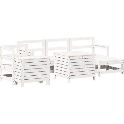vidaXL 3250541 Gartenmöbelset - 7-teiliges Sofa-Set aus massivem Kiefernholz vidaXL 3250541 Gartenmöbelset - 7-teiliges Sofa-Set aus massivem Kiefernholz