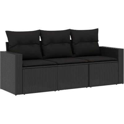 vidaXL 3-delig tuin lounge set met kussens - VidaXL vidaXL 3-delig tuin lounge set met kussens - VidaXL