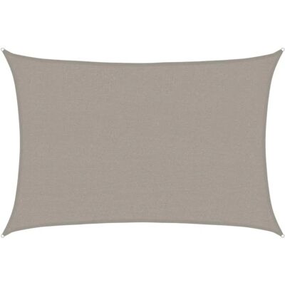 vidaXL Sonnensegel 160 g/m² Rechteckig Hellgrau - Sunshade Sail vidaXL Sonnensegel 160 g/m² Rechteckig Hellgrau - Sunshade Sail