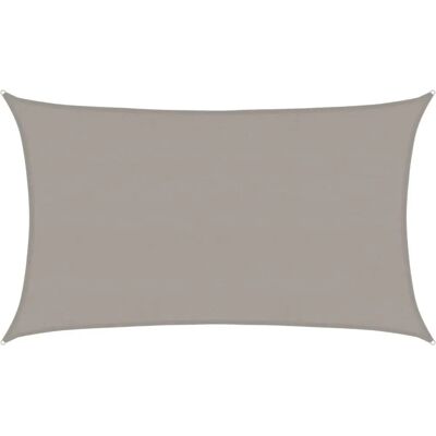 vidaxl - Toldo de vela rectangular hdpe gris claro 160 g/m² 5x8 m - Sombrilla de vela vidaxl - Toldo de vela rectangular hdpe gris claro 160 g/m² 5x8 m - Sombrilla de vela