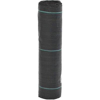vidaXL Weed Membrane Weed Barrier Fabric Black - 0.5x100 m vidaXL Weed Membrane Weed Barrier Fabric Black - 0.5x100 m