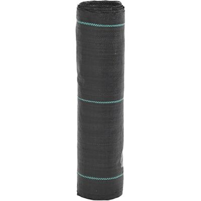 vidaXL Onkruidwerende Vlies - Zwart 0.5x150 m vidaXL Onkruidwerende Vlies - Zwart 0.5x150 m
