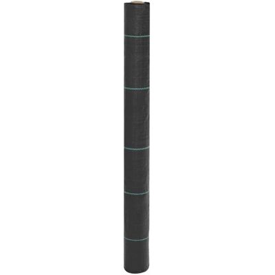 vidaXL Weed Barrier Fabric Black 25m - Ground Cover vidaXL Weed Barrier Fabric Black 25m - Ground Cover