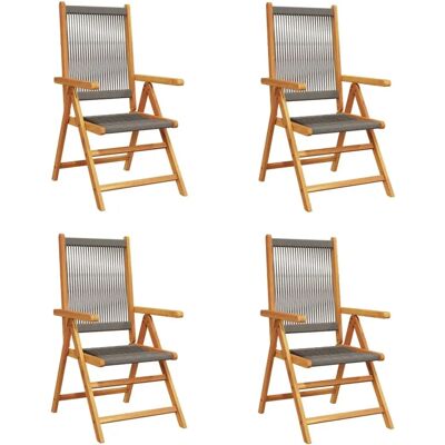 VidaXL 3214534 Krzesła ogrodowe składane - Zestaw 8 VidaXL 3214534 Krzesła ogrodowe składane - Zestaw 8