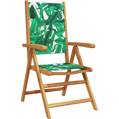 vidaXL Gartensessel Set 4 Stück Grün Stoff und Massivholz vidaXL Gartensessel Set 4 Stück Grün Stoff und Massivholz