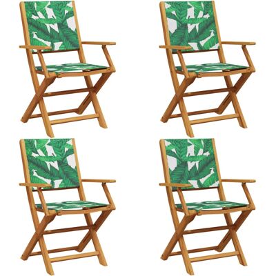vidaXL Klappbare Gartensessel aus Massivholz - Gartenstühle vidaXL Klappbare Gartensessel aus Massivholz - Gartenstühle