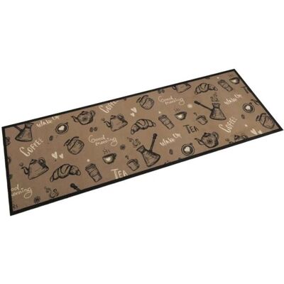 vidaXL Küchenläufer Dunkelbraun 60x180 cm - Kitchen Rug vidaXL Küchenläufer Dunkelbraun 60x180 cm - Kitchen Rug