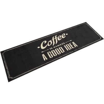 vidaXL Küchenläufer Schwarz Samt 45x150 cm - Küchenläufer vidaXL Küchenläufer Schwarz Samt 45x150 cm - Küchenläufer