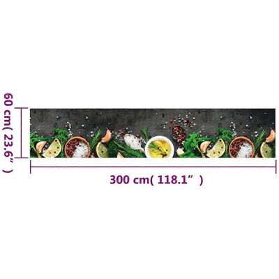 Alfombra de Cocina Gris VidaXL Antiesfuerzo Lavable - Alfombra de Cocina Alfombra de Cocina Gris VidaXL Antiesfuerzo Lavable - Alfombra de Cocina