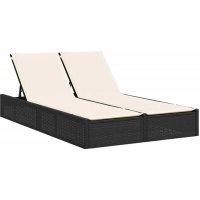 vidaXL Doppelliege avec coussins - Mobilier d'extérieur - Publicité vidaXL Doppelliege avec coussins - Mobilier d'extérieur - Publicité