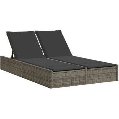 vidaXL Fauteuil Extérieur Double - Rotin PE Durable - Dossier Réglable - 2 Places - Publicité vidaXL Fauteuil Extérieur Double - Rotin PE Durable - Dossier Réglable - 2 Places - Publicité