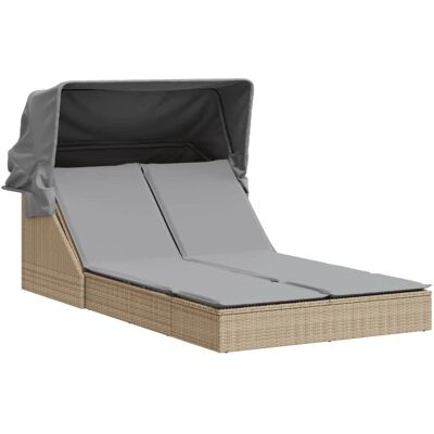 vidaXL Outdoor Chair Lounge - Poly Rattan - Stahlgrau - Gartensessel vidaXL Outdoor Chair Lounge - Poly Rattan - Stahlgrau - Gartensessel