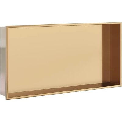 vidaXL Gebürstete Gold Duschnische Wandablage vidaXL Gebürstete Gold Duschnische Wandablage