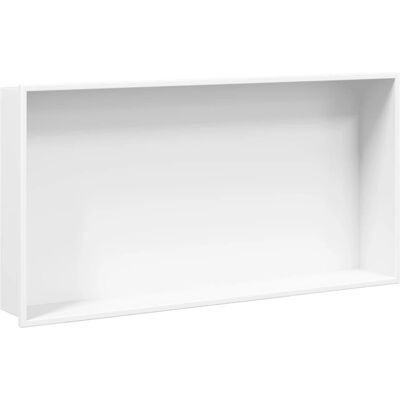 vidaXL Duschnische - Weiß - Wandmontierte Einbaumöglichkeit vidaXL Duschnische - Weiß - Wandmontierte Einbaumöglichkeit