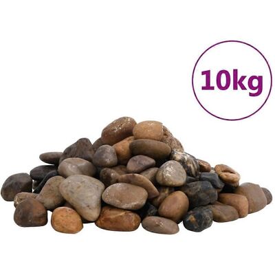 vidaXL Polierte Kieselsteine - 10 kg - Mehrfarbig - 2-5 cm - Dekoration vidaXL Polierte Kieselsteine - 10 kg - Mehrfarbig - 2-5 cm - Dekoration