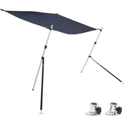 vidaXL T-Top Sininen Varjostuslaajennus - Veneen auringonsuoja vidaXL T-Top Sininen Varjostuslaajennus - Veneen auringonsuoja