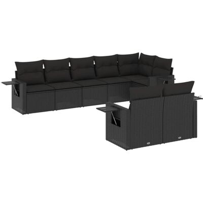 vidaXL 8-tlg. Garten-Sofagarnitur - Modular im Freien vidaXL 8-tlg. Garten-Sofagarnitur - Modular im Freien