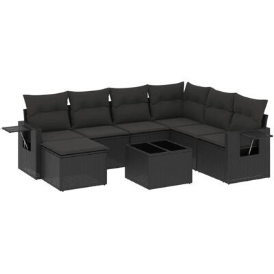 VidaXL Gartenmöbel-Set - Schwarz VidaXL Gartenmöbel-Set - Schwarz