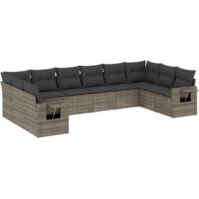 VidaXL Gartenmöbel-Set - Modular, UV-beständig, 10 Plätze VidaXL Gartenmöbel-Set - Modular, UV-beständig, 10 Plätze