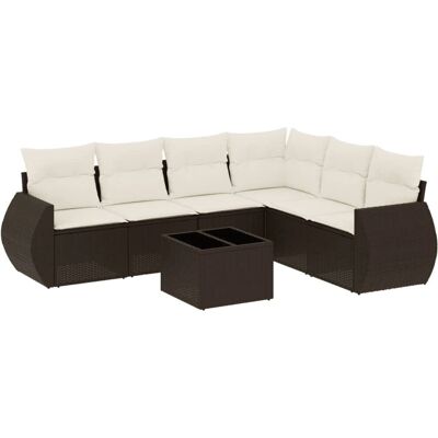 VidaXL Gartenmöbel-Set - Langlebiges Poly Rattan - Gartensofa VidaXL Gartenmöbel-Set - Langlebiges Poly Rattan - Gartensofa