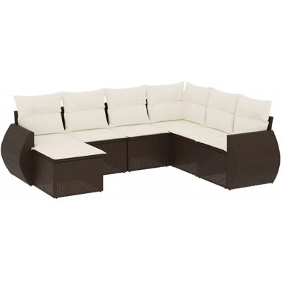 VidaXL 3221702 Gartensitzbank - Rattan, Stahl VidaXL 3221702 Gartensitzbank - Rattan, Stahl