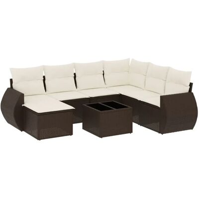 VidaXL Gartenbank - Langlebiges PE-Rattan, Hartglas VidaXL Gartenbank - Langlebiges PE-Rattan, Hartglas
