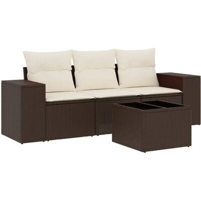 VidaXL Gartensitzbank - Wetterfestes PE-Rattan - Gartenmöbel VidaXL Gartensitzbank - Wetterfestes PE-Rattan - Gartenmöbel