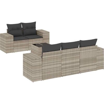 vidaXL Gartenbank - Rattan, Sicherheitsglas vidaXL Gartenbank - Rattan, Sicherheitsglas