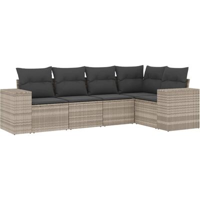 vidaXL 6-tlg. Garten-Sofagarnitur mit Kissen - Gartenmöbel vidaXL 6-tlg. Garten-Sofagarnitur mit Kissen - Gartenmöbel