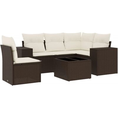 VidaXL Outdoormöbelset - langlebiges Poly Rattan, modulares Design VidaXL Outdoormöbelset - langlebiges Poly Rattan, modulares Design