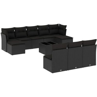 vidaXL 11-Teiliges Gartenmöbel-Set - Outdoor Sofa vidaXL 11-Teiliges Gartenmöbel-Set - Outdoor Sofa
