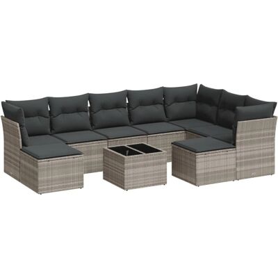 vidaXL Gartengarnitur - Langlebig, Witterungsbeständig, Modular vidaXL Gartengarnitur - Langlebig, Witterungsbeständig, Modular