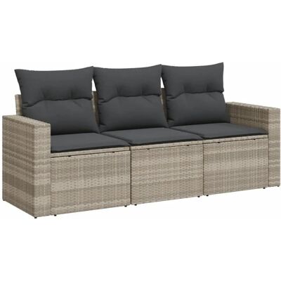 vidaXL ensemble de mobilier d'extérieur - Modulaire, imperméable, Beige - Ensemble de jardin vidaXL ensemble de mobilier d'extérieur - Modulaire, imperméable, Beige - Ensemble de jardin