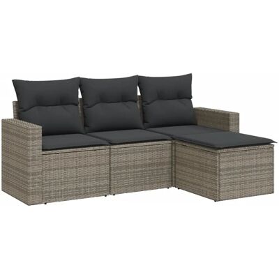 Conjunto de Móveis de Exterior VidaXL - Almofadas Bege - Modular Conjunto de Móveis de Exterior VidaXL - Almofadas Bege - Modular