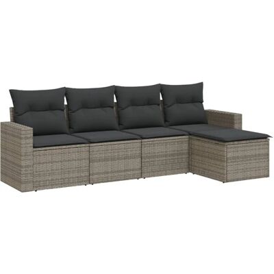 vidaXL 6-tlg. Garten-Sofagarnitur mit Kissen Beige vidaXL 6-tlg. Garten-Sofagarnitur mit Kissen Beige