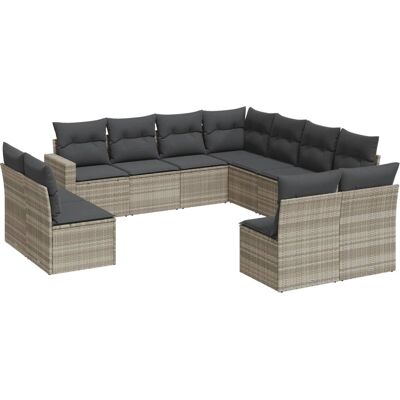 vidaXL Gartenmöbel-Set - Beige & Modular vidaXL Gartenmöbel-Set - Beige & Modular