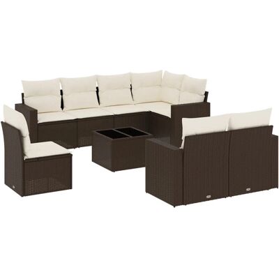 VidaXL Gartenmöbelset - Beige, Braun, Creme - Garten Sofas VidaXL Gartenmöbelset - Beige, Braun, Creme - Garten Sofas