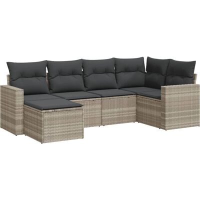 vidaXL Gartenmöbel-Set - Langlebiges PE-Rattan, Bequeme Kissen, Modular vidaXL Gartenmöbel-Set - Langlebiges PE-Rattan, Bequeme Kissen, Modular