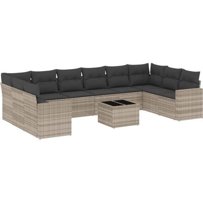 vidaXL 3219472 Gartenmöbel Set - Beige, Hellgrau - Gartenmöbel vidaXL 3219472 Gartenmöbel Set - Beige, Hellgrau - Gartenmöbel
