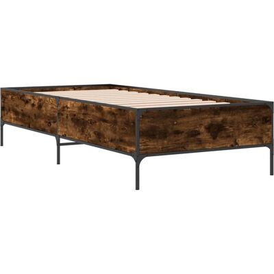 vidaXL Bettgestell Räuchereiche 90x200 cm - Bettgestell vidaXL Bettgestell Räuchereiche 90x200 cm - Bettgestell