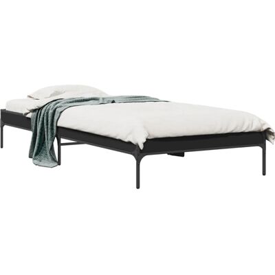 vidaXL Bettgestell Schwarz 75x190 cm - Bettgestell vidaXL Bettgestell Schwarz 75x190 cm - Bettgestell