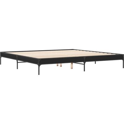 vidaXL Sänkykehys Musta 200x200 cm - Sänkykehys vidaXL Sänkykehys Musta 200x200 cm - Sänkykehys