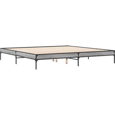 vidaXL Sänkykehys Harmaa Sonoma 200x200 cm - Sänkykehys vidaXL Sänkykehys Harmaa Sonoma 200x200 cm - Sänkykehys
